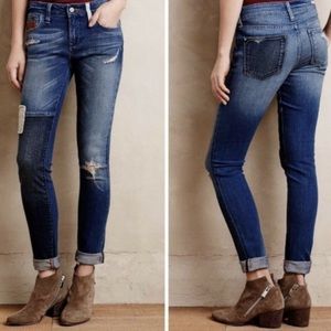 Pilcro Stet jeans with patch and distressing